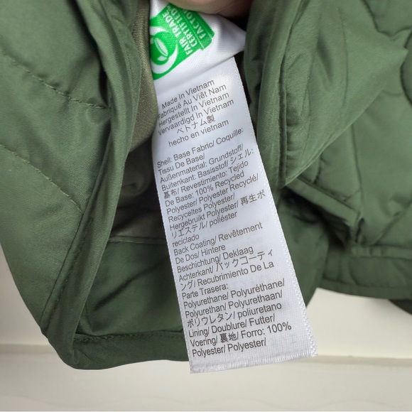 J Crew Barn Coat Quilted Puffer Snap Jacket - Picture 6 of 7